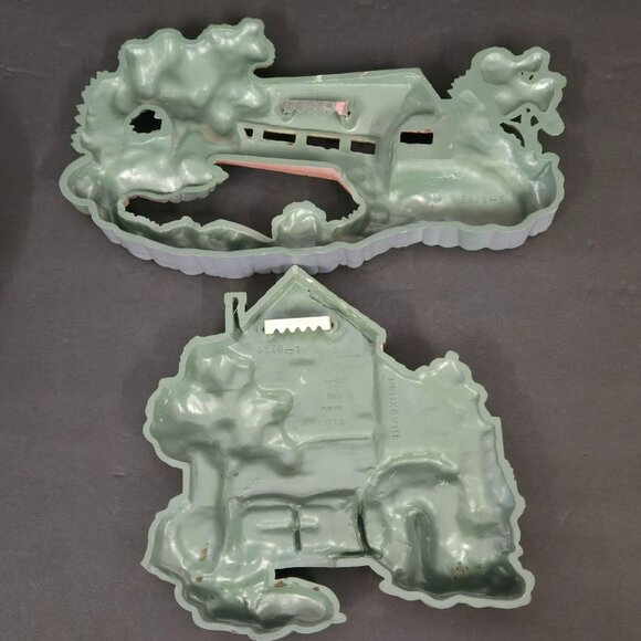 Vintage 1998 Home Interiors Covered Bridge & Water Mill Hanging Wall Decor USA - Picture 4 of 9